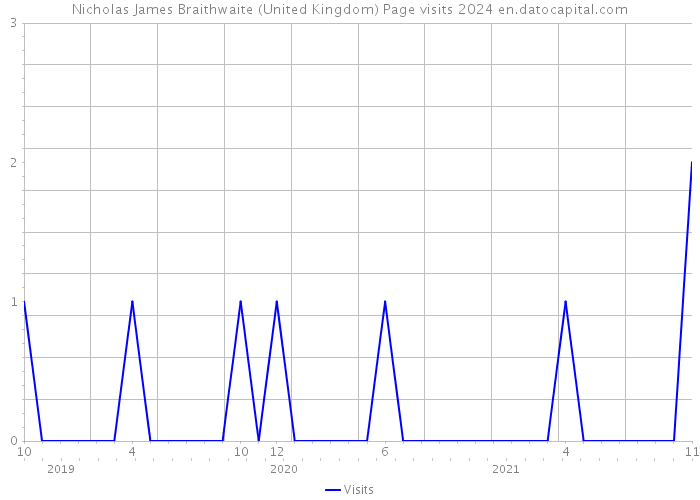 Nicholas James Braithwaite (United Kingdom) Page visits 2024 