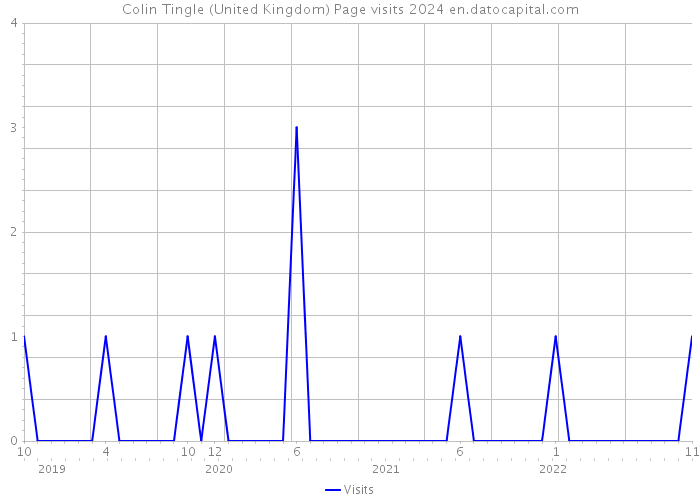 Colin Tingle (United Kingdom) Page visits 2024 