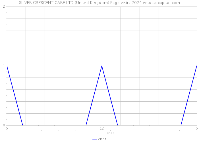 SILVER CRESCENT CARE LTD (United Kingdom) Page visits 2024 