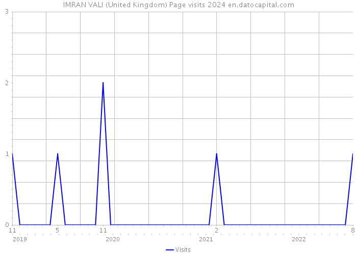 IMRAN VALI (United Kingdom) Page visits 2024 
