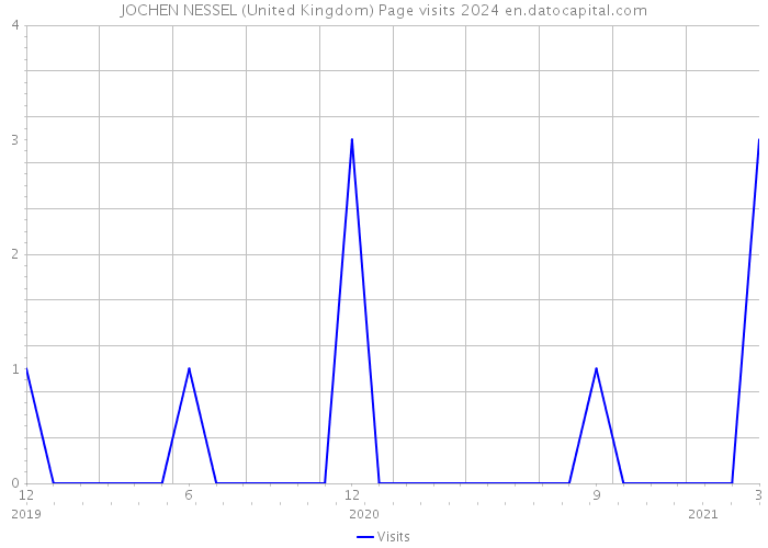 JOCHEN NESSEL (United Kingdom) Page visits 2024 