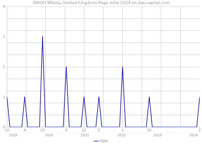 SIMON SPAULL (United Kingdom) Page visits 2024 