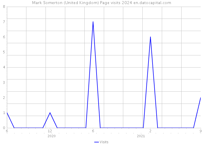 Mark Somerton (United Kingdom) Page visits 2024 