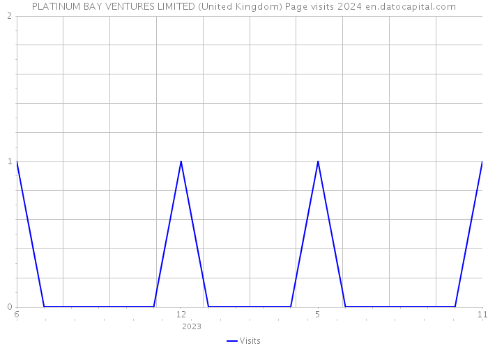 PLATINUM BAY VENTURES LIMITED (United Kingdom) Page visits 2024 