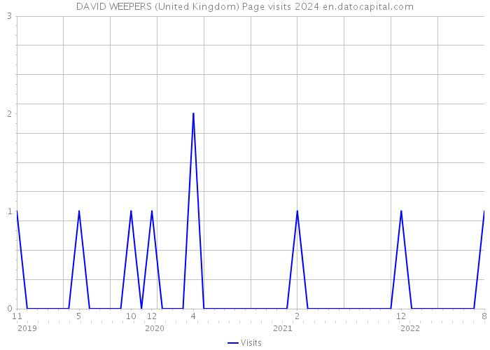 DAVID WEEPERS (United Kingdom) Page visits 2024 
