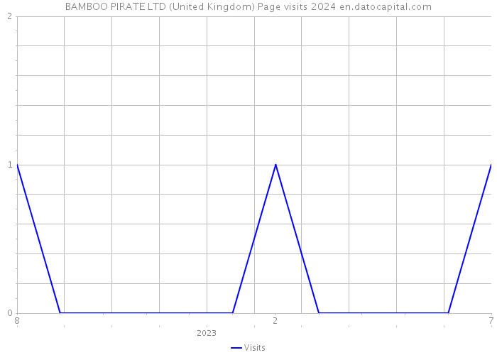 BAMBOO PIRATE LTD (United Kingdom) Page visits 2024 