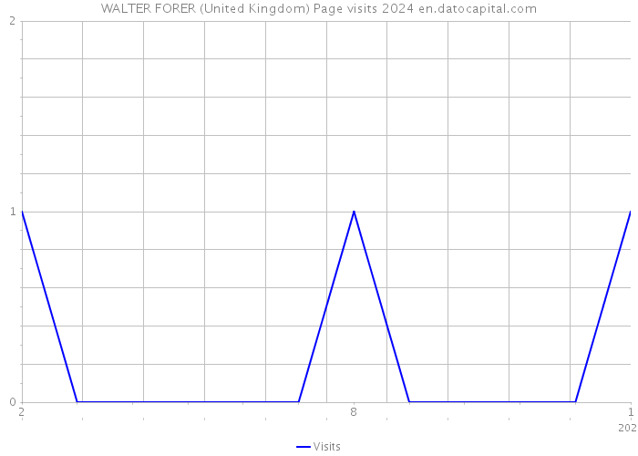 WALTER FORER (United Kingdom) Page visits 2024 