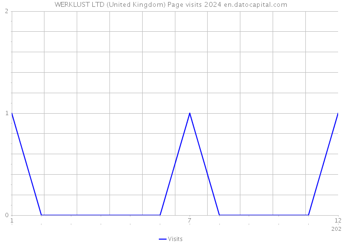 WERKLUST LTD (United Kingdom) Page visits 2024 