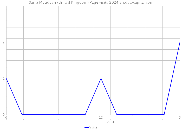 Sarra Moudden (United Kingdom) Page visits 2024 