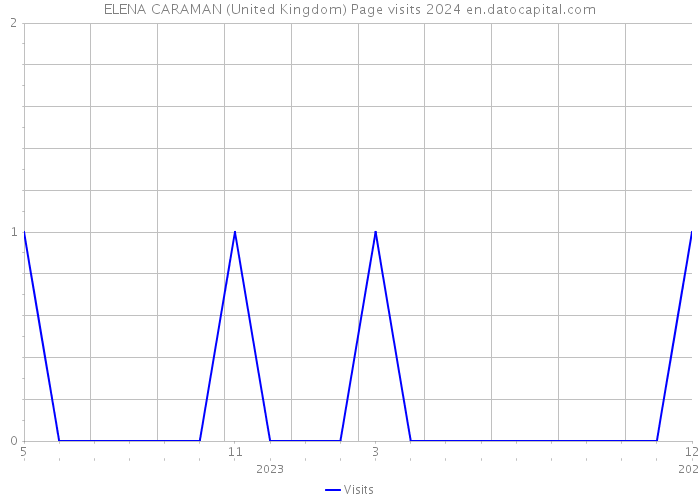 ELENA CARAMAN (United Kingdom) Page visits 2024 