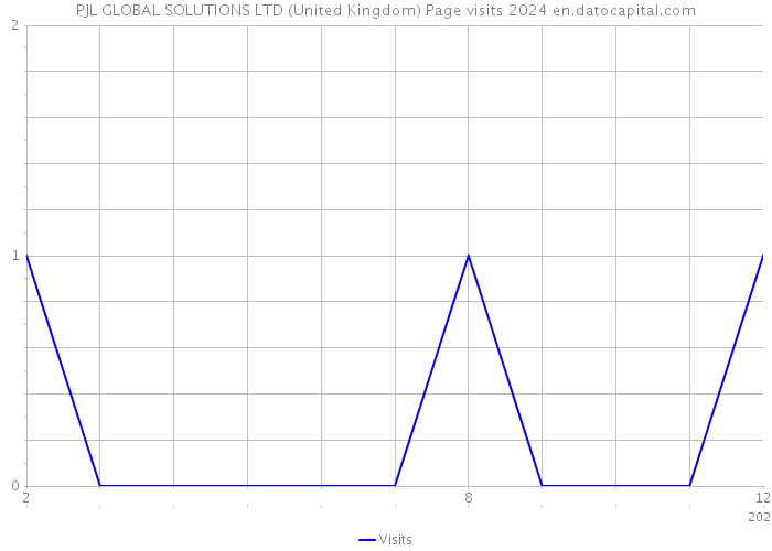 PJL GLOBAL SOLUTIONS LTD (United Kingdom) Page visits 2024 