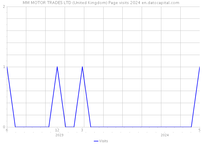 MM MOTOR TRADES LTD (United Kingdom) Page visits 2024 