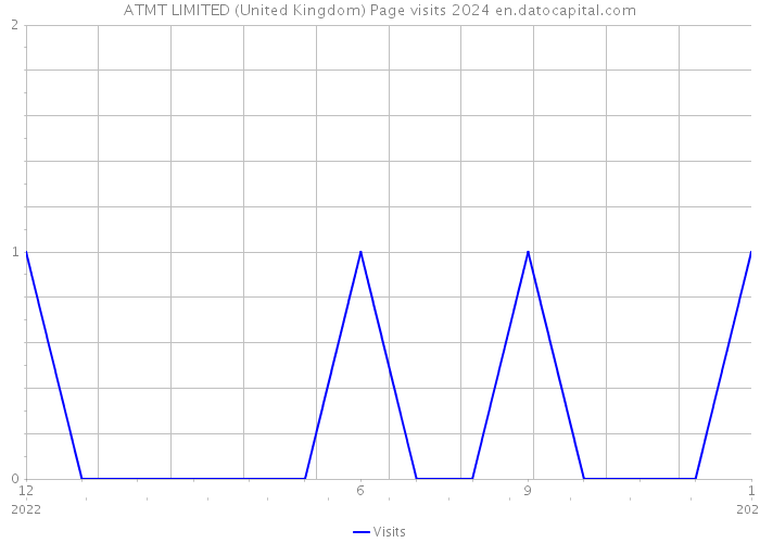 ATMT LIMITED (United Kingdom) Page visits 2024 