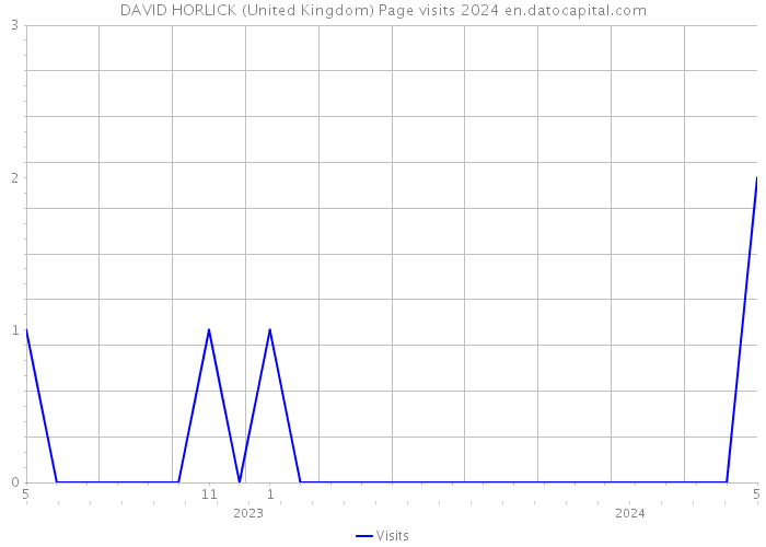 DAVID HORLICK (United Kingdom) Page visits 2024 