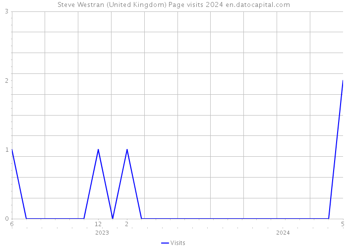 Steve Westran (United Kingdom) Page visits 2024 