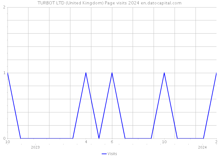 TURBOT LTD (United Kingdom) Page visits 2024 