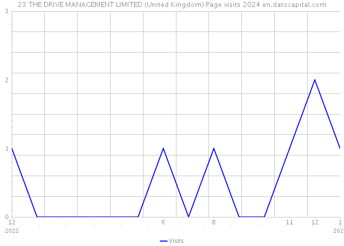 23 THE DRIVE MANAGEMENT LIMITED (United Kingdom) Page visits 2024 
