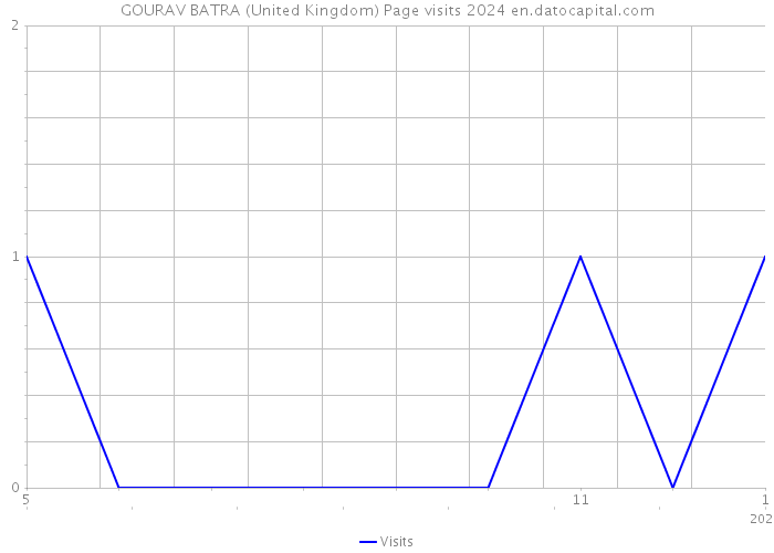 GOURAV BATRA (United Kingdom) Page visits 2024 