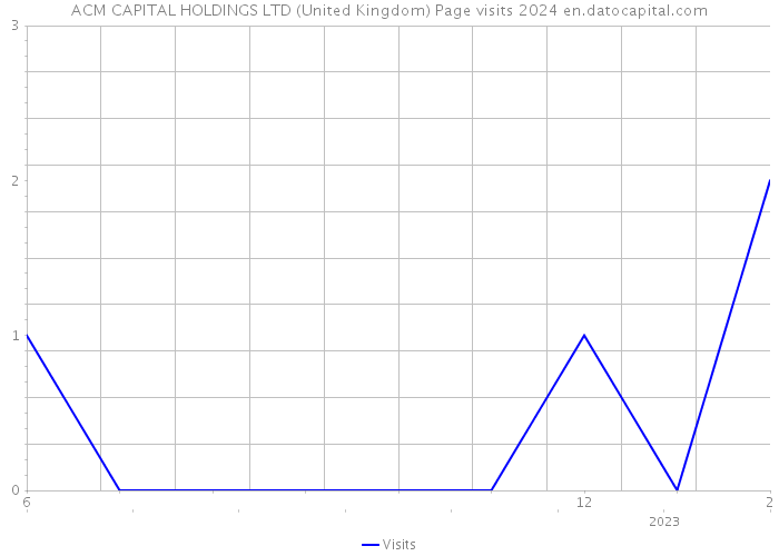 ACM CAPITAL HOLDINGS LTD (United Kingdom) Page visits 2024 