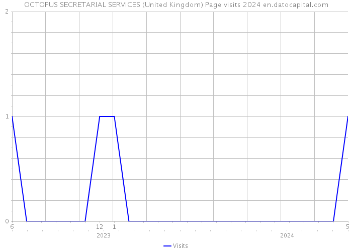 OCTOPUS SECRETARIAL SERVICES (United Kingdom) Page visits 2024 