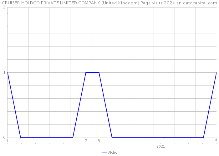 CRUISER HOLDCO PRIVATE LIMITED COMPANY (United Kingdom) Page visits 2024 