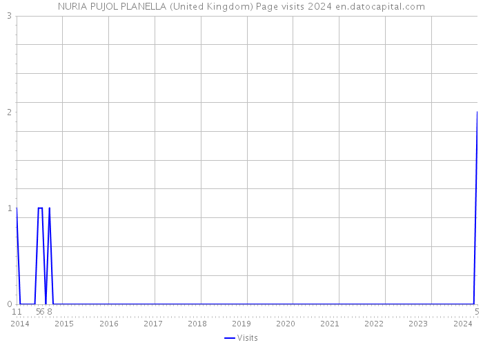 NURIA PUJOL PLANELLA (United Kingdom) Page visits 2024 