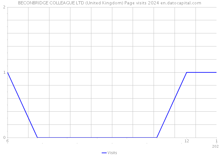 BECONBRIDGE COLLEAGUE LTD (United Kingdom) Page visits 2024 