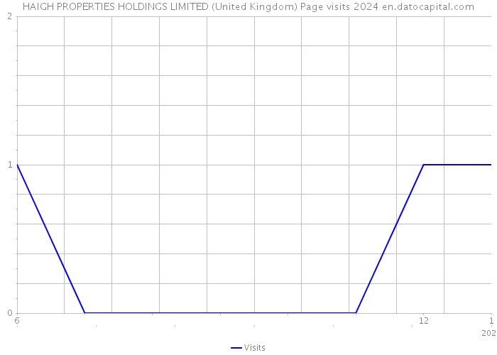 HAIGH PROPERTIES HOLDINGS LIMITED (United Kingdom) Page visits 2024 