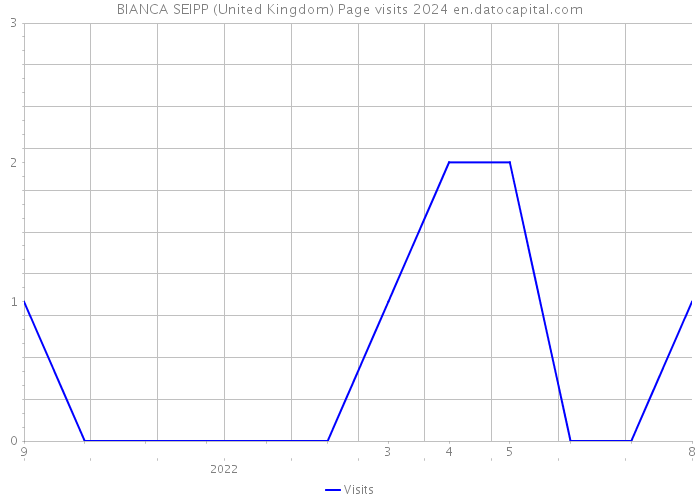 BIANCA SEIPP (United Kingdom) Page visits 2024 