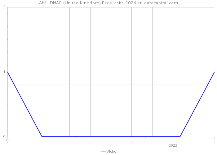 ANIL DHAR (United Kingdom) Page visits 2024 