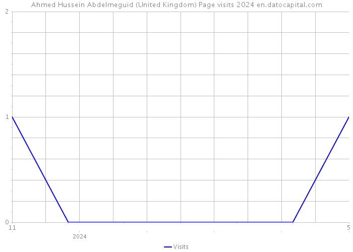 Ahmed Hussein Abdelmeguid (United Kingdom) Page visits 2024 