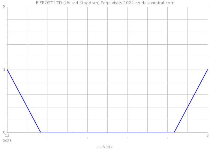 BIFRÖST LTD (United Kingdom) Page visits 2024 