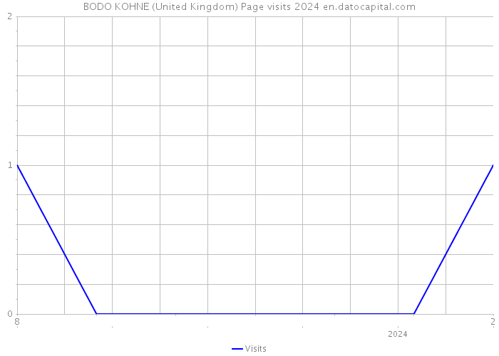BODO KOHNE (United Kingdom) Page visits 2024 