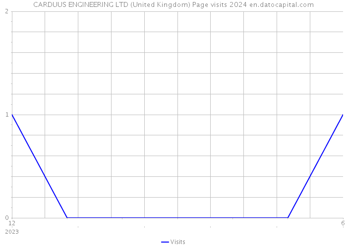 CARDUUS ENGINEERING LTD (United Kingdom) Page visits 2024 
