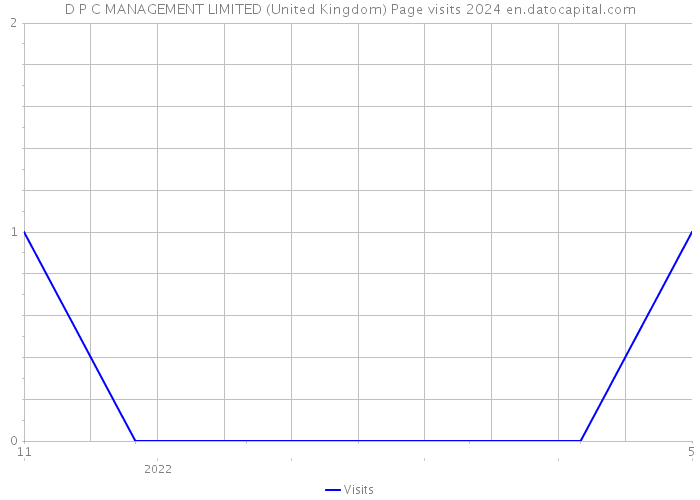 D P C MANAGEMENT LIMITED (United Kingdom) Page visits 2024 