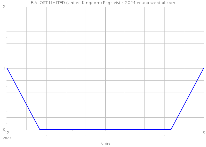 F.A. OST LIMITED (United Kingdom) Page visits 2024 