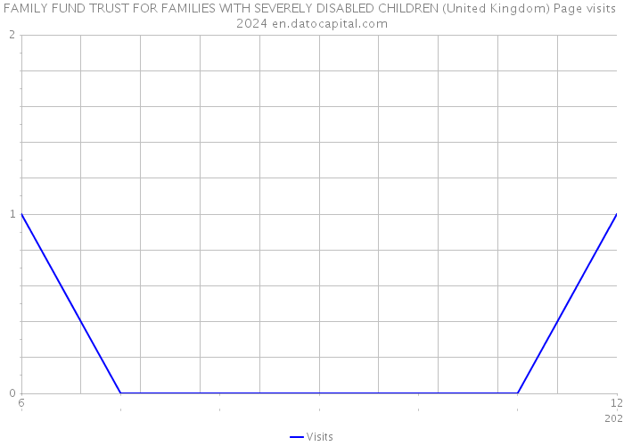 FAMILY FUND TRUST FOR FAMILIES WITH SEVERELY DISABLED CHILDREN (United Kingdom) Page visits 2024 