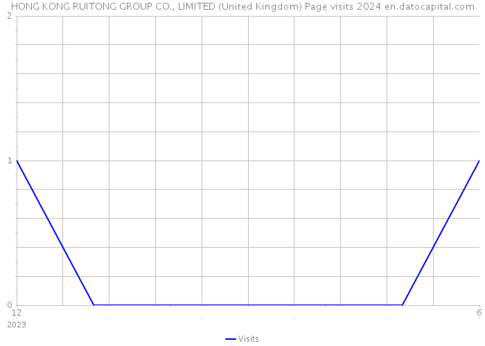 HONG KONG RUITONG GROUP CO., LIMITED (United Kingdom) Page visits 2024 
