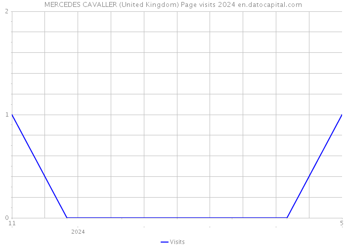 MERCEDES CAVALLER (United Kingdom) Page visits 2024 