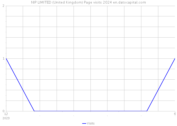 NIP LIMITED (United Kingdom) Page visits 2024 