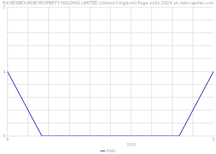 RAVENSBOURNE PROPERTY HOLDING LIMITED (United Kingdom) Page visits 2024 