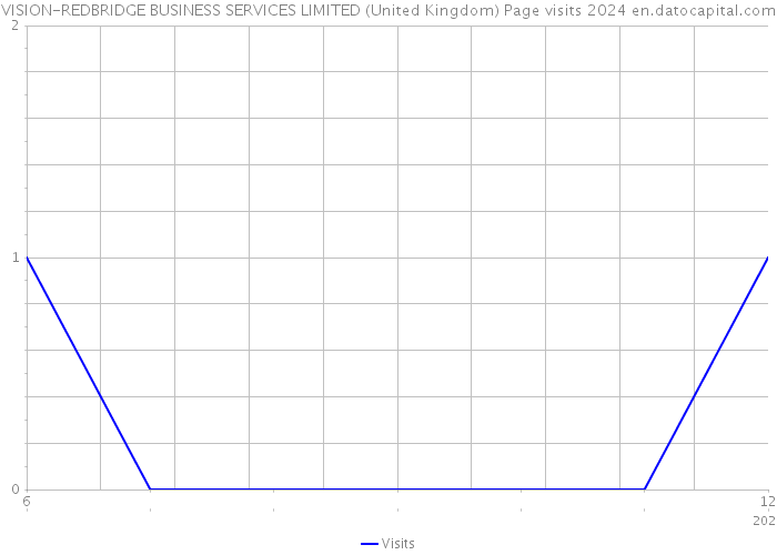 VISION-REDBRIDGE BUSINESS SERVICES LIMITED (United Kingdom) Page visits 2024 
