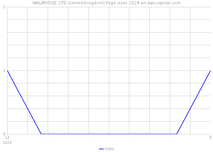 WALBRIDGE LTD (United Kingdom) Page visits 2024 