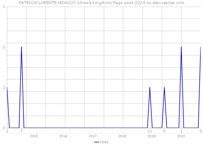 PATRICIA LORENTE HIDALGO (United Kingdom) Page visits 2024 