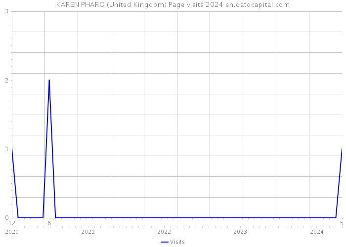 KAREN PHARO (United Kingdom) Page visits 2024 