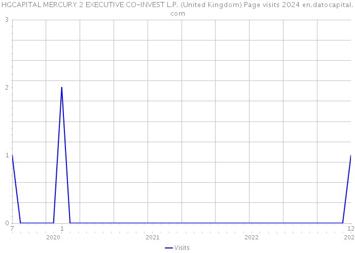 HGCAPITAL MERCURY 2 EXECUTIVE CO-INVEST L.P. (United Kingdom) Page visits 2024 