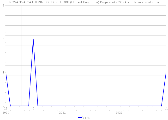 ROSANNA CATHERINE GILDERTHORP (United Kingdom) Page visits 2024 