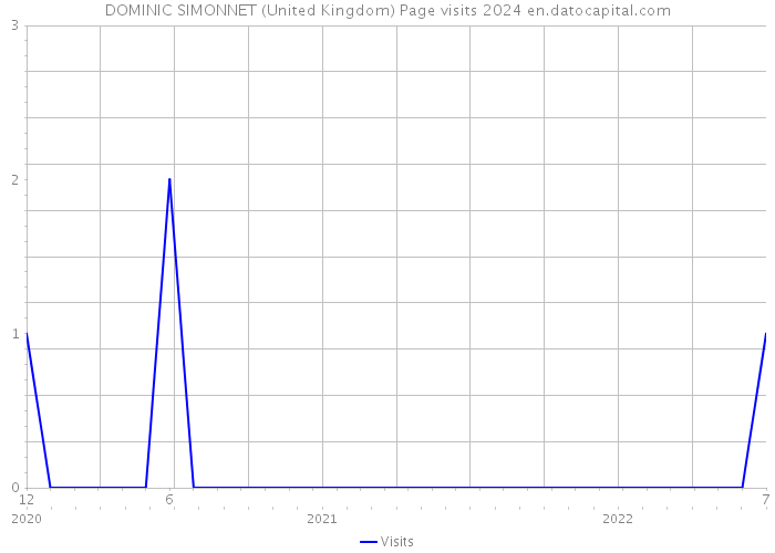 DOMINIC SIMONNET (United Kingdom) Page visits 2024 