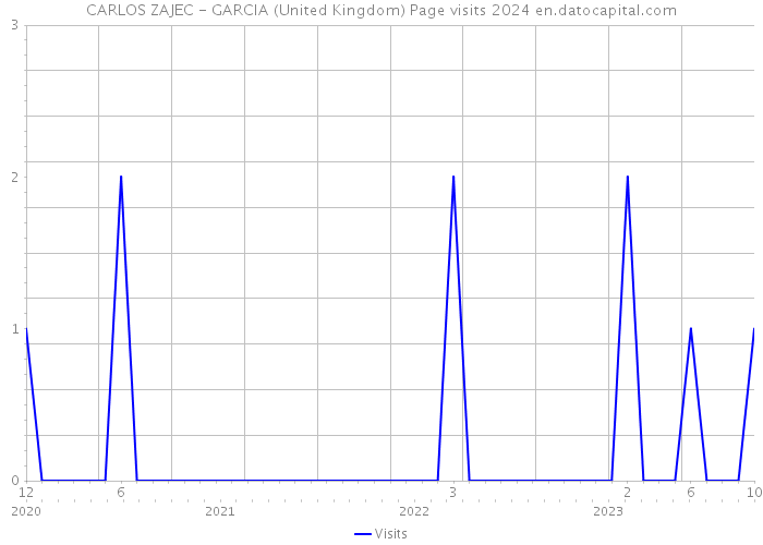 CARLOS ZAJEC - GARCIA (United Kingdom) Page visits 2024 