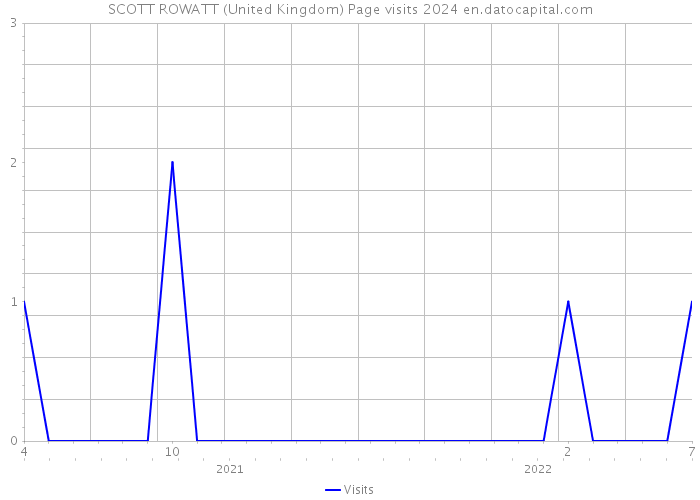 SCOTT ROWATT (United Kingdom) Page visits 2024 